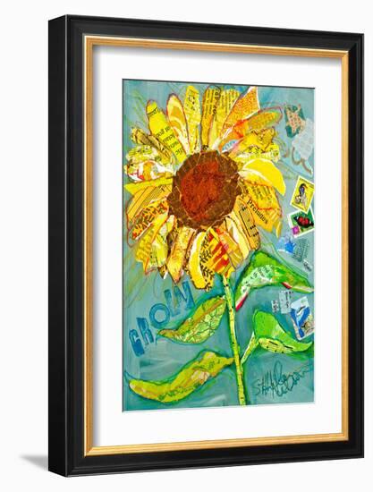 Grow Sunflower--Framed Art Print