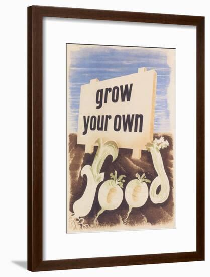 Grow Your Own Food-null-Framed Art Print