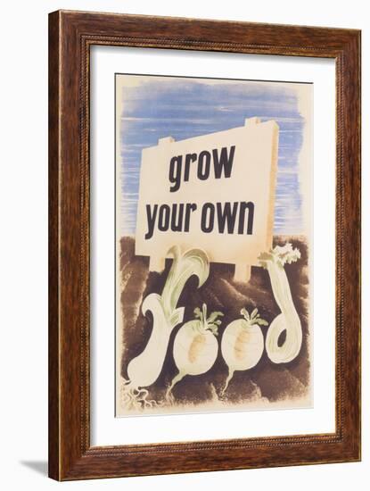 Grow Your Own Food-null-Framed Art Print