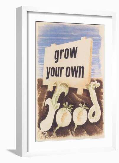 Grow Your Own Food-null-Framed Art Print