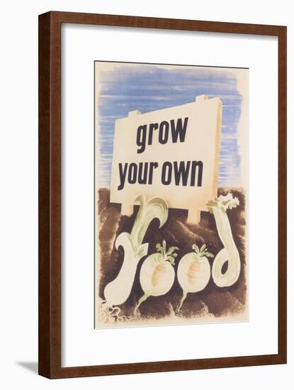 Grow Your Own Food-null-Framed Art Print