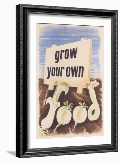 Grow Your Own Food-null-Framed Art Print