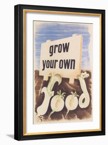 Grow Your Own Food-null-Framed Art Print