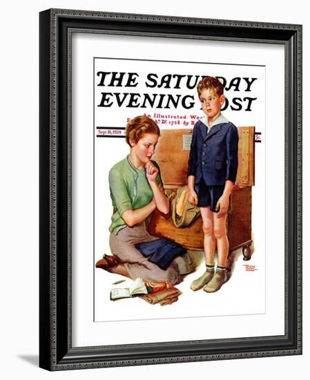 "Growing Boy," Saturday Evening Post Cover, September 16, 1939-Frances Tipton Hunter-Framed Giclee Print