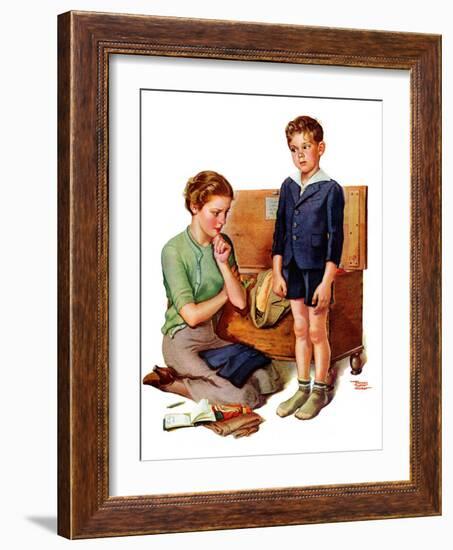 "Growing Boy,"September 16, 1939-Frances Tipton Hunter-Framed Giclee Print