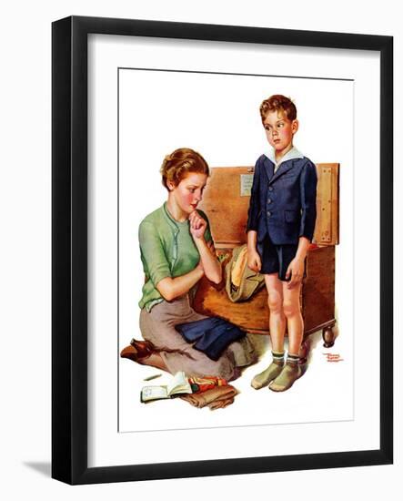 "Growing Boy,"September 16, 1939-Frances Tipton Hunter-Framed Giclee Print