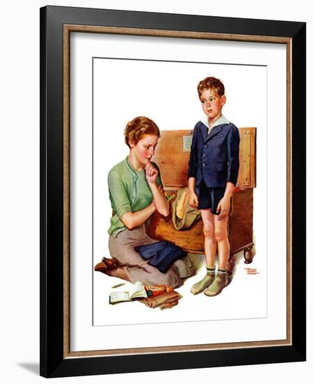 "Growing Boy,"September 16, 1939-Frances Tipton Hunter-Framed Giclee Print