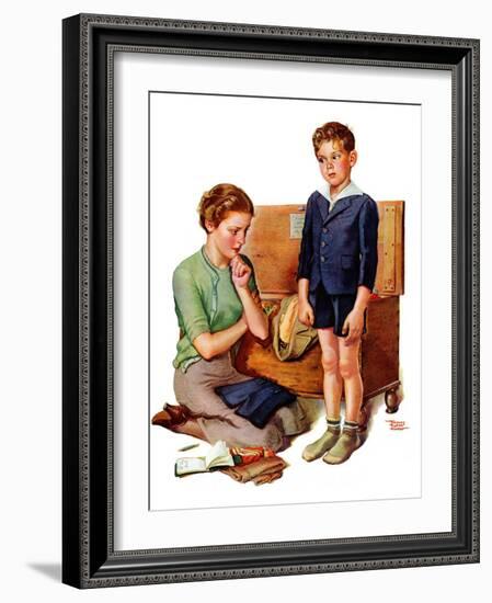 "Growing Boy,"September 16, 1939-Frances Tipton Hunter-Framed Giclee Print