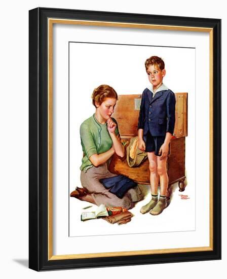 "Growing Boy,"September 16, 1939-Frances Tipton Hunter-Framed Giclee Print