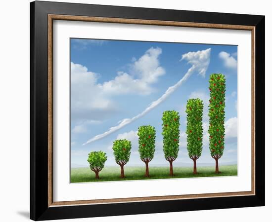 Growing Business Success-digitalista-Framed Art Print