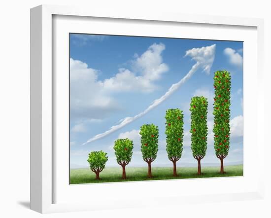 Growing Business Success-digitalista-Framed Art Print