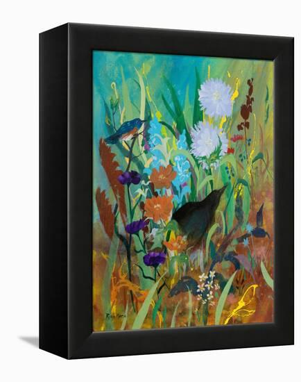 Growing Garden-Robin Maria-Framed Stretched Canvas