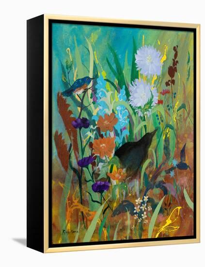 Growing Garden-Robin Maria-Framed Stretched Canvas