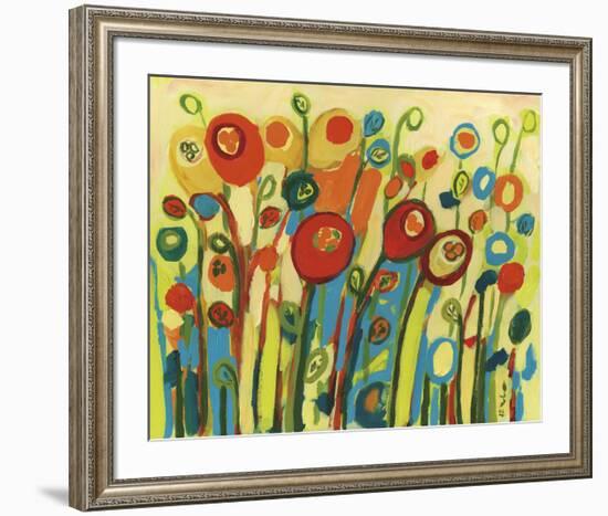 Growing Poppies-Jennifer Lommers-Framed Giclee Print