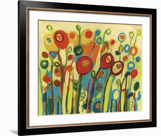 Growing Poppies-Jennifer Lommers-Framed Giclee Print