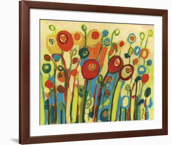 Growing Poppies-Jennifer Lommers-Framed Giclee Print