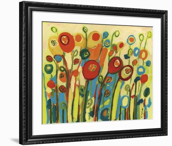 Growing Poppies-Jennifer Lommers-Framed Giclee Print