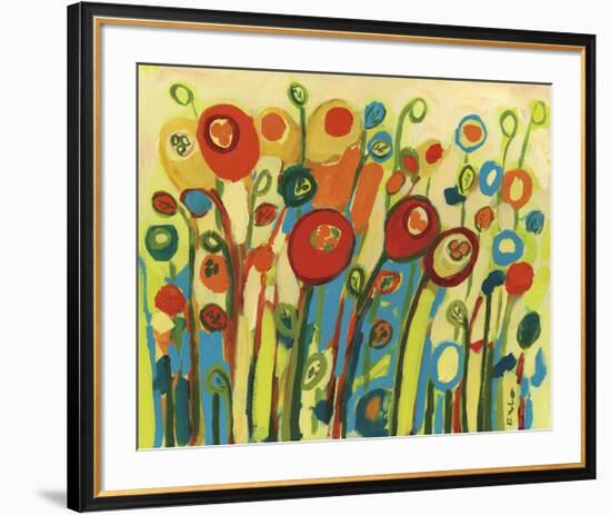 Growing Poppies-Jennifer Lommers-Framed Giclee Print