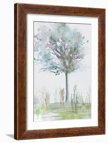 Growing Teal II-Allison Pearce-Framed Art Print