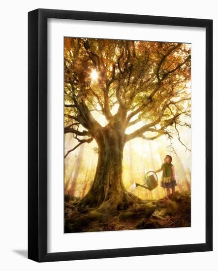 Growing Up Is Made of Small Things-Christophe Kiciak-Framed Photographic Print