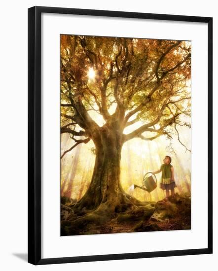 Growing Up Is Made of Small Things-Christophe Kiciak-Framed Photographic Print