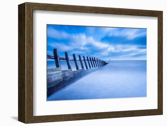 Groyne at Dawlish Warren, Devon, UK-Ross Hoddinott-Framed Photographic Print