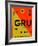 GRU Sao Paulo Luggage Tag II-NaxArt-Framed Art Print