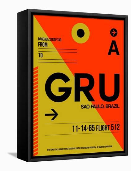 GRU Sao Paulo Luggage Tag II-NaxArt-Framed Stretched Canvas