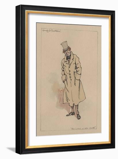 Gruff and Tackleton - the Cricket on the Hearth, C.1920s-Joseph Clayton Clarke-Framed Giclee Print