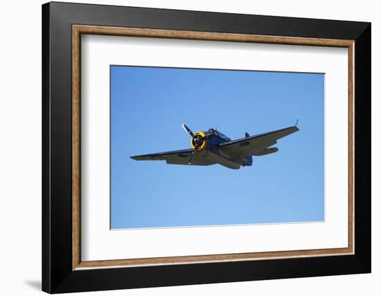 Grumman Avenger, Warbirds over Wanaka, War Plane, New Zealand-David Wall-Framed Photographic Print