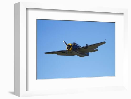 Grumman Avenger, Warbirds over Wanaka, War Plane, New Zealand-David Wall-Framed Photographic Print