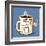 Grumpy Coffee Cartoon Character Eating A Donut-Tony Oshlick-Framed Art Print