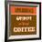 Grumpy Without Coffee 1-Lorand Okos-Framed Art Print