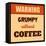 Grumpy Without Coffee-Lorand Okos-Framed Stretched Canvas