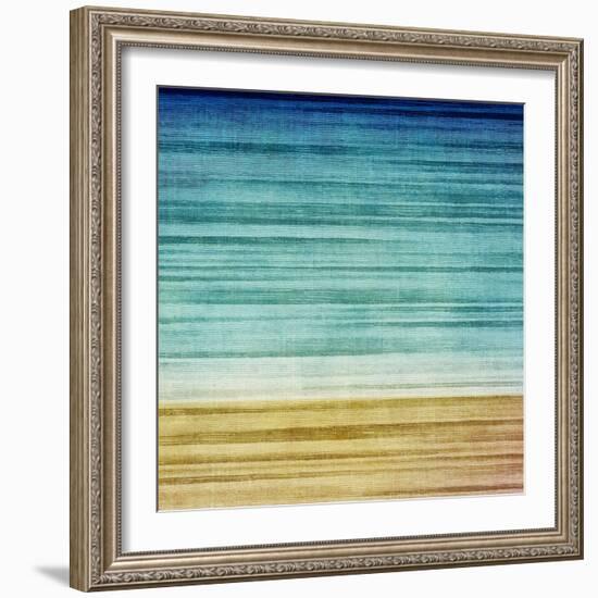 Grunge Abstract Landscape Background-iulias-Framed Art Print