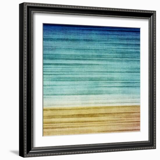 Grunge Abstract Landscape Background-iulias-Framed Art Print