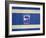 Grunge City Of Holon Flag From State Of Israel In Official Colours-Speedfighter-Framed Art Print