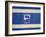 Grunge City Of Holon Flag From State Of Israel In Official Colours-Speedfighter-Framed Art Print