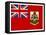 Grunge Flag Of Bermuda-cmfotoworks-Framed Stretched Canvas