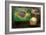 Grunge Flag Of Brasil On The Wall And Ball-yuran-78-Framed Art Print