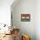 Grunge Flag Of Hungary-cmfotoworks-Framed Stretched Canvas displayed on a wall