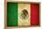 Grunge Flag Of Mexico-Graphic Design Resources-Framed Stretched Canvas