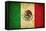 Grunge Flag Of Mexico-Graphic Design Resources-Framed Stretched Canvas