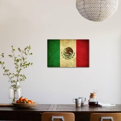Grunge Mexican Flag' Art Print - Graphic Design Resources 