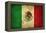 Grunge Flag of Mexico-Graphic Design Resources-Framed Stretched Canvas