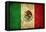 Grunge Flag of Mexico-Graphic Design Resources-Framed Stretched Canvas