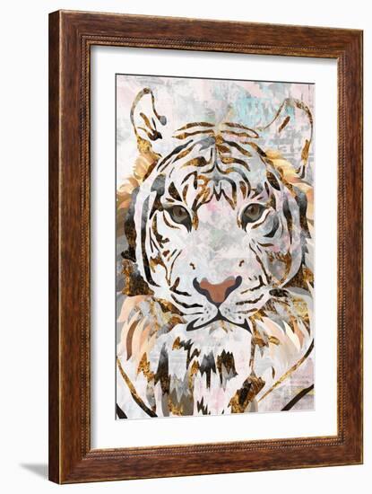 Grunge Gold Tiger-Sarah Manovski-Framed Giclee Print