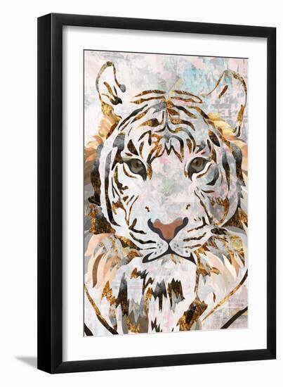 Grunge Gold Tiger-Sarah Manovski-Framed Giclee Print