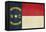 Grunge Illustration Of North Carolina State Flag, United States Of America-Speedfighter-Framed Stretched Canvas