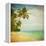 Grunge Image Of Tropical Beach-javarman-Framed Stretched Canvas